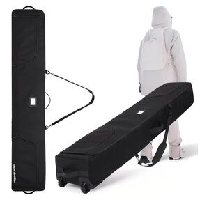 New black Snowboard Bag with Wheels